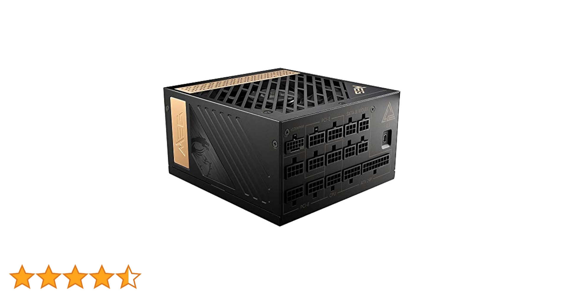 電源ユニット MSI Ai1300P PCIe5.0 1300W MSI MEG Ai1300P PCIE 5.1 1300W Gaming Power Supply - MSI-US